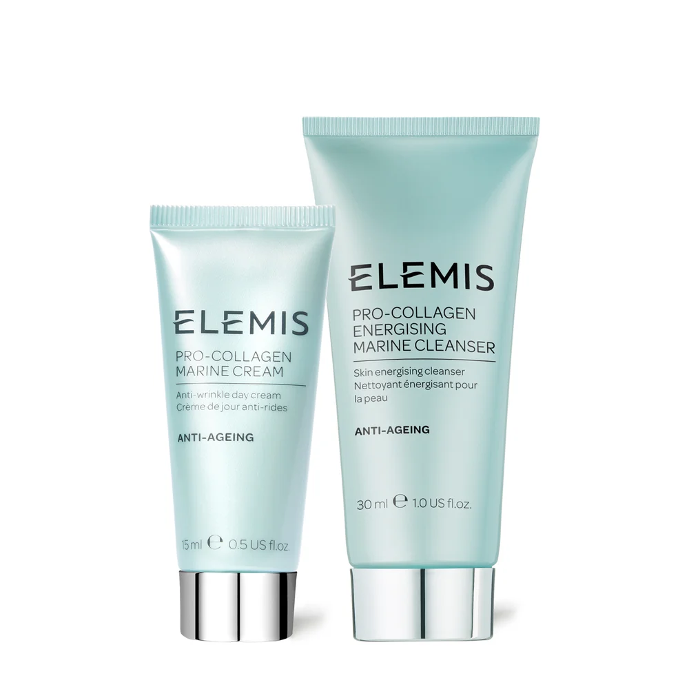 Elemis Pro-Collagen Marine Cream SPF 30 15ml x Pro-Collagen Energising Marine Cleanser 30ml Bild 1